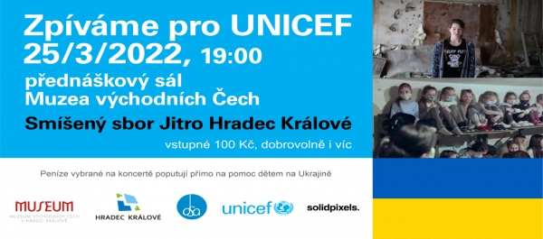 Benefiční koncert smíšeného sboru Jitro pro UNICEF